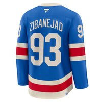 Mika Zibanejad New York Rangers Hockey Jersey, Blue Premium Sportswear Jersey Shirt, Long Sleeve Hockey Sweater Jersey, Casual Gift for Men