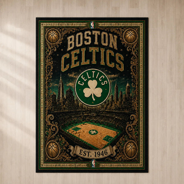 BOS Est. 1946 - Emblem, Court and Gilded Border - main
