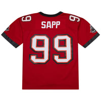 Warren Sapp Tampa Bay Buccaneers Football Jersey, Red Sportswear Jersey Shirt, Lightweight Breathable Athletic Jersey, Casual Gift for Men