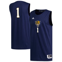 FIU Panthers Basketball Jersey, Navy Replica Sportswear Jersey Shirt, Sleeveless Athletic Tank Jersey, Casual Gift for Men
