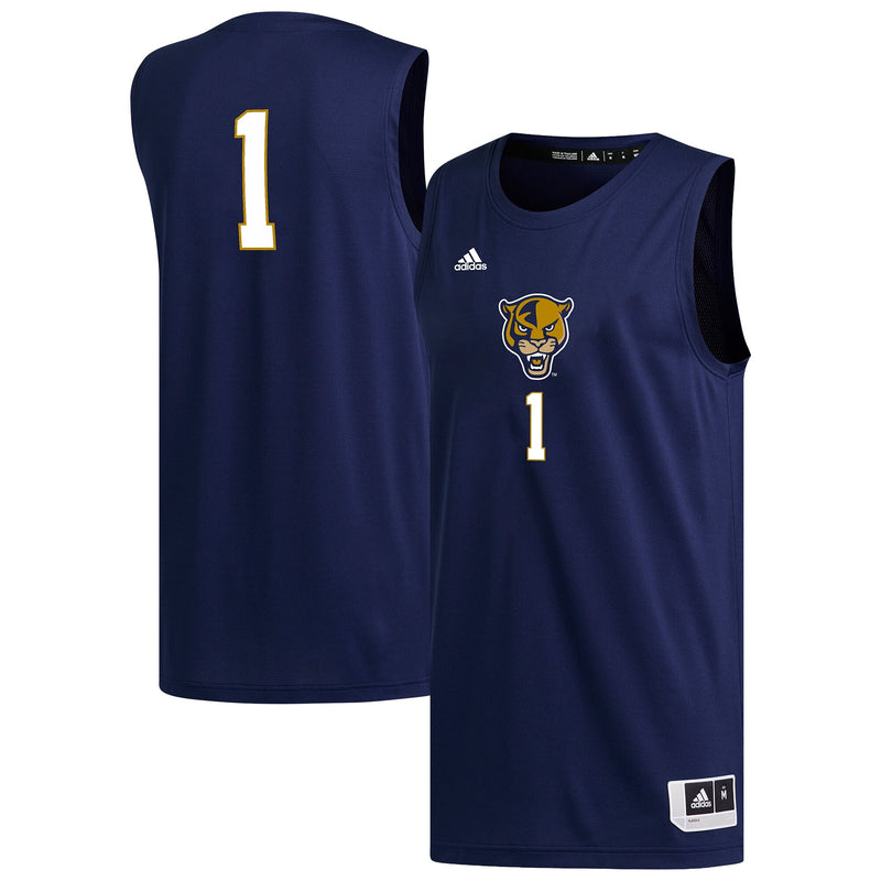 FIU Panthers Basketball Jersey, Navy Replica Sportswear Jersey Shirt, Sleeveless Athletic Tank Jersey, Casual Gift for Men