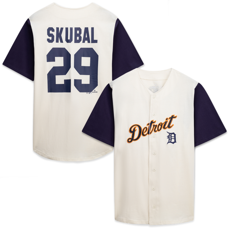 Detroit Tigers Baseball Jersey, Navy Fashion Sportswear Jersey Shirt, Lightweight Breathable Athletic Jersey, Casual Gift for Men