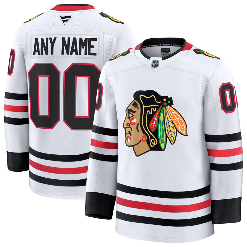 Chicago Blackhawks Hockey Jersey, White Premium Sportswear Jersey Shirt, Long Sleeve Hockey Sweater Jersey, Casual Gift for Men, Style 202055751