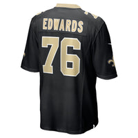David Edwards New Orleans Saints Football Jersey, Black Sportswear Jersey Shirt, Lightweight Breathable Athletic Jersey, Casual Gift for Men