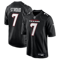 C.J. Stroud Houston Texans Football Jersey, Black Fashion Sportswear Jersey Shirt, Lightweight Breathable Athletic Jersey, Casual Gift for Men