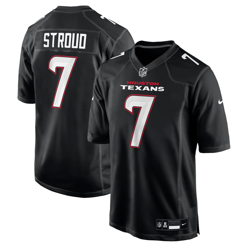 C.J. Stroud Houston Texans Football Jersey, Black Fashion Sportswear Jersey Shirt, Lightweight Breathable Athletic Jersey, Casual Gift for Men