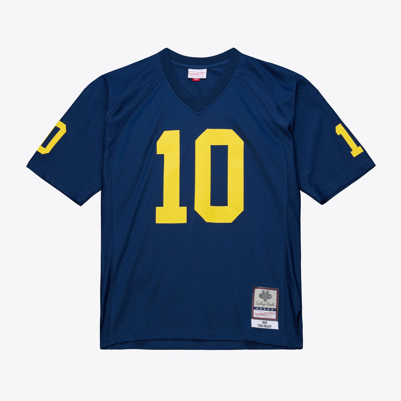 Michigan Wolverines 1999 Football Jersey, Navy Sportswear Jersey Shirt, Lightweight Breathable Athletic Jersey, Casual Gift for Men