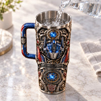 OP - Freedom Unites Us, Engraved Clockwork Tumbler