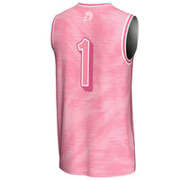 San Jose State Spartans Basketball Jersey, Pink Lightweight Sportswear Jersey Shirt, Sleeveless Athletic Tank Jersey, Casual Gift for Men