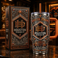 HOU - Engraved Heritage in Orange and Obsidian