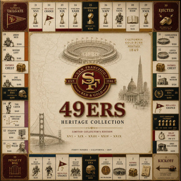 SF Heritage Board - Red, Gold and the Quiet Ceremony of a Game Night - main