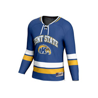 Kent State Golden Flashes Hockey Jersey, Navy Sportswear Jersey Shirt, Long Sleeve Hockey Sweater Jersey, Casual Gift for Men
