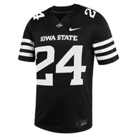 Iowa State Cyclones Football Jersey, Black Sportswear Jersey Shirt, Lightweight Breathable Athletic Jersey, Casual Gift for Men, Style 201905518