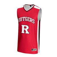 Rutgers Scarlet Knights Basketball Jersey, Basketball Sportswear Jersey Shirt, Sleeveless Athletic Tank Jersey, Casual Gift for Men