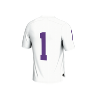 Furman Paladins Football Jersey, White Fashion Lightweight Sportswear Jersey Shirt, Lightweight Breathable Athletic Jersey, Casual Gift for Men