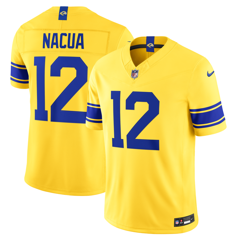 Puka Nacua Los Angeles Rams Football Jersey, Limited Sportswear Jersey Shirt, Lightweight Breathable Athletic Jersey, Casual Gift for Men