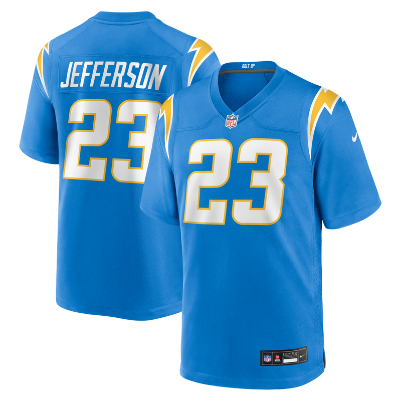 Tony Jefferson Los Angeles Chargers Football Jersey, Powder Sportswear Jersey Shirt, Lightweight Breathable Athletic Jersey, Casual Gift for Men