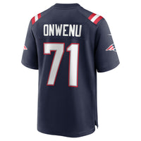 Mike Onwenu New England Patriots Football Jersey, Navy Game Sportswear Jersey Shirt, Lightweight Breathable Athletic Jersey, Casual Gift for Men
