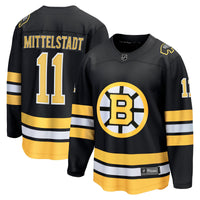 Casey Mittelstadt Boston Bruins Hockey Jersey, Black Breakaway Sportswear Jersey Shirt, Long Sleeve Hockey Sweater Jersey, Casual Gift for Men