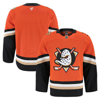 Anaheim Ducks Hockey Jersey, Orange Authentic Sportswear Jersey Shirt, Long Sleeve Hockey Sweater Jersey, Casual Gift for Men, Style 201897993