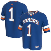 UTEP Miners Football Jersey, Navy Fashion Lightweight Sportswear Jersey Shirt, Lightweight Breathable Athletic Jersey, Casual Gift for Men