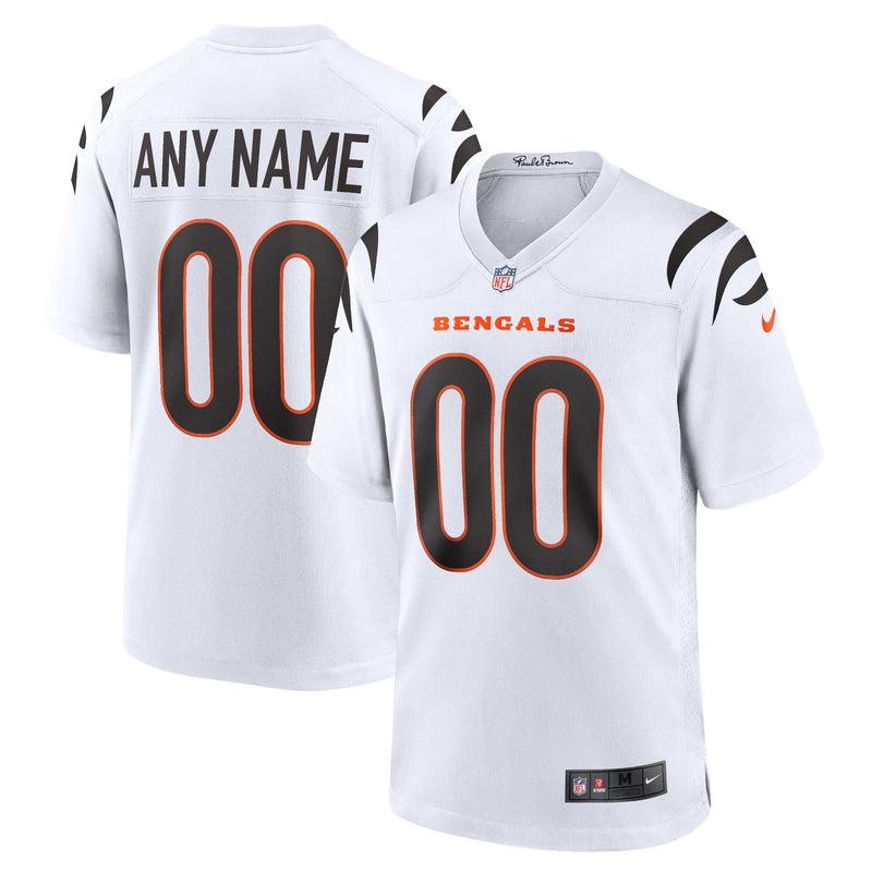 Cincinnati Bengals Football Jersey, White Game Sportswear Jersey Shirt, Lightweight Breathable Athletic Jersey, Casual Gift for Men