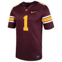 Minnesota Golden Gophers Football Jersey, Maroon Game Home Sportswear Jersey Shirt, Lightweight Breathable Athletic Jersey, Casual Gift for Men