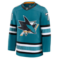 Macklin Celebrini San Jose Sharks Hockey Jersey, Teal Premium Sportswear Jersey Shirt, Long Sleeve Hockey Sweater Jersey, Casual Gift for Men