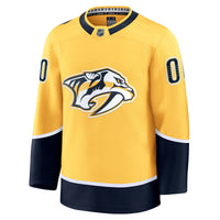 Nashville Predators Hockey Jersey, Gold Premium Home Sportswear Jersey Shirt, Long Sleeve Hockey Sweater Jersey, Casual Gift for Men