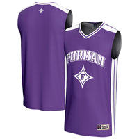 Furman Paladins Basketball Jersey, Purple Sportswear Jersey Shirt, Sleeveless Athletic Tank Jersey, Casual Gift for Men