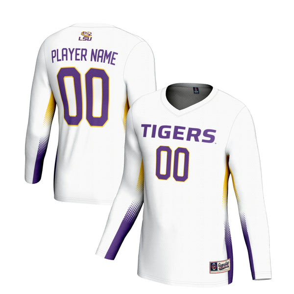 LSU Tigers NIL Lightweight Volleyball Jersey - White