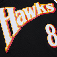 Atlanta Hawks Basketball Jersey, Black Authentic Sportswear Jersey Shirt, Sleeveless Athletic Tank Jersey, Casual Gift for Men