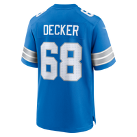 Taylor Decker Detroit Lions Football Jersey, Blue Game Sportswear Jersey Shirt, Lightweight Breathable Athletic Jersey, Casual Gift for Men