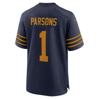 Micah Parsons Green Bay Packers Football Jersey, Navy Game Sportswear Jersey Shirt, Lightweight Breathable Athletic Jersey, Casual Gift for Men