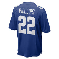 Dru Phillips New York Giants Football Jersey, Royal Game Sportswear Jersey Shirt, Lightweight Breathable Athletic Jersey, Casual Gift for Men