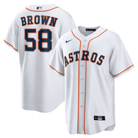 Hunter Brown Houston Astros Baseball Jersey, White Replica Sportswear Jersey Shirt, Lightweight Breathable Athletic Jersey, Casual Gift for Men