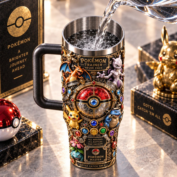 PK and the Jeweled Poke Ball - Gotta Catch 'Em All Tumbler - main