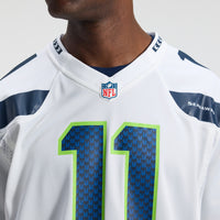 Jaxon Smith-Njigba Seattle Seahawks Football Jersey, White Sportswear Jersey Shirt, Lightweight Breathable Athletic Jersey, Casual Gift for Men