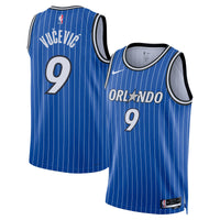 Nikola Vučević Orlando Magic Basketball Jersey, Blue Swingman Sportswear Jersey Shirt, Sleeveless Athletic Tank Jersey, Casual Gift for Men