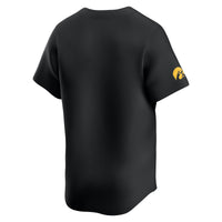 Iowa Hawkeyes Baseball Jersey, Black Limited Home Sportswear Jersey Shirt, Lightweight Breathable Athletic Jersey, Casual Gift for Men