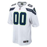 Seattle Seahawks Football Jersey, White Game Sportswear Jersey Shirt, Lightweight Breathable Athletic Jersey, Casual Gift for Men