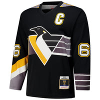 Mario Lemieux Pittsburgh Penguins Hockey Jersey, Sportswear Jersey Shirt, Long Sleeve Hockey Jersey, Casual Gift for Men, Style 201979139