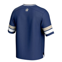 Georgetown Hoyas Spirit Football Jersey, Navy Sportswear Jersey Shirt, Lightweight Breathable Athletic Jersey, Casual Gift for Men
