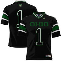 Ohio Bobcats Football Jersey, Black Sportswear Jersey Shirt, Lightweight Breathable Athletic Jersey, Casual Gift for Men