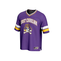 ECU Pirates Spirit Football Jersey, Purple Sportswear Jersey Shirt, Lightweight Breathable Athletic Jersey, Casual Gift for Men