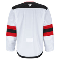 New Jersey Devils Hockey Jersey, White Authentic Away Sportswear Jersey Shirt, Long Sleeve Hockey Sweater Jersey, Casual Gift for Men