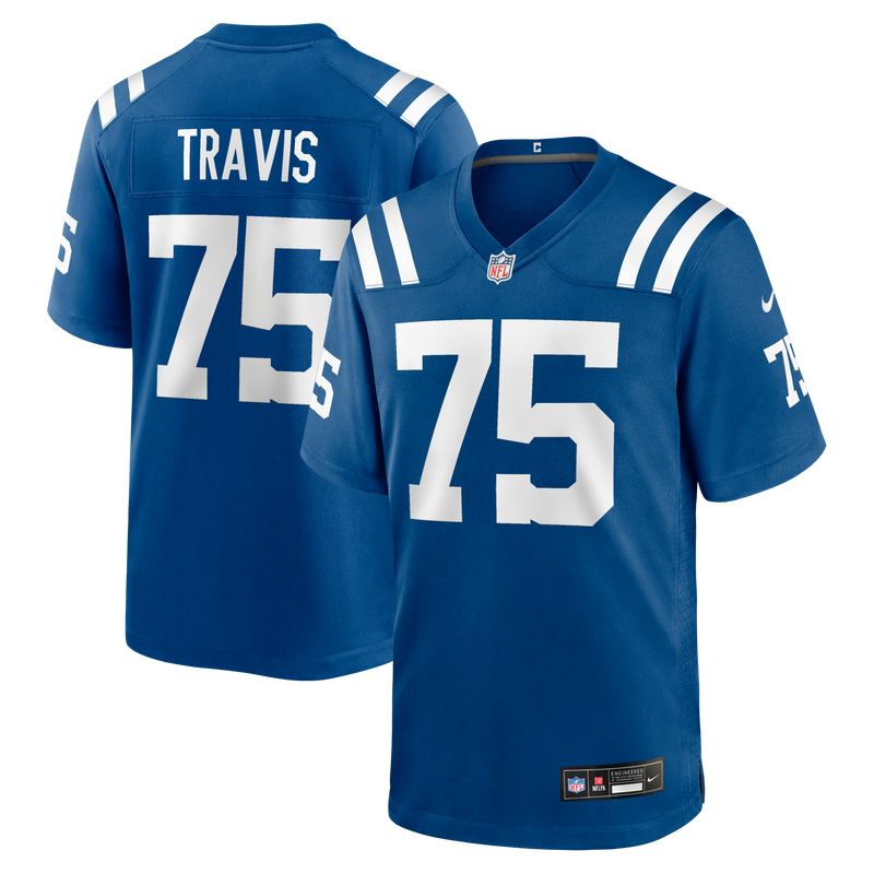 Jalen Travis Indianapolis Colts Football Jersey, Royal Game Sportswear Jersey Shirt, Lightweight Breathable Athletic Jersey, Casual Gift for Men