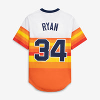 Nolan Ryan Houston Astros Baseball Jersey, White Authentic Sportswear Jersey Shirt, Lightweight Breathable Athletic Jersey, Casual Gift for Men