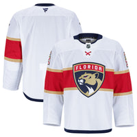 Florida Panthers Hockey Jersey, White Authentic Away Sportswear Jersey Shirt, Long Sleeve Hockey Sweater Jersey, Casual Gift for Men