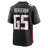 Matthew Bergeron Atlanta Falcons Football Jersey, Black Sportswear Jersey Shirt, Lightweight Breathable Athletic Jersey, Casual Gift for Men